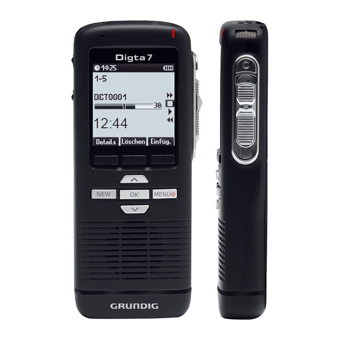 GRUNDIG Digta 7 mit DigtaSoft One digitales Diktiergerät 2 GB