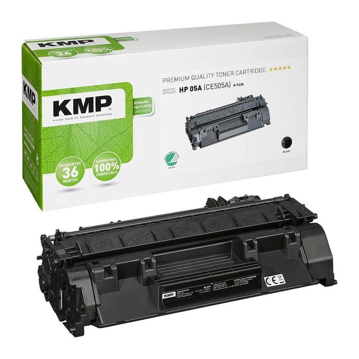 KMP H-T235 schwarz Toner kompatibel zu HP 05A (CE505A)