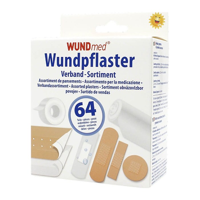 WUNDmed® Verbandmaterial-Set Verband-Sortiment 05-003, 64 St.