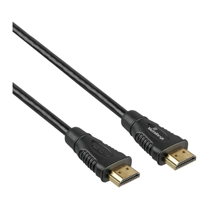 MediaRange HDMI Kabel, Ver. 2.0, 18 Gbps, 2.0m, sw