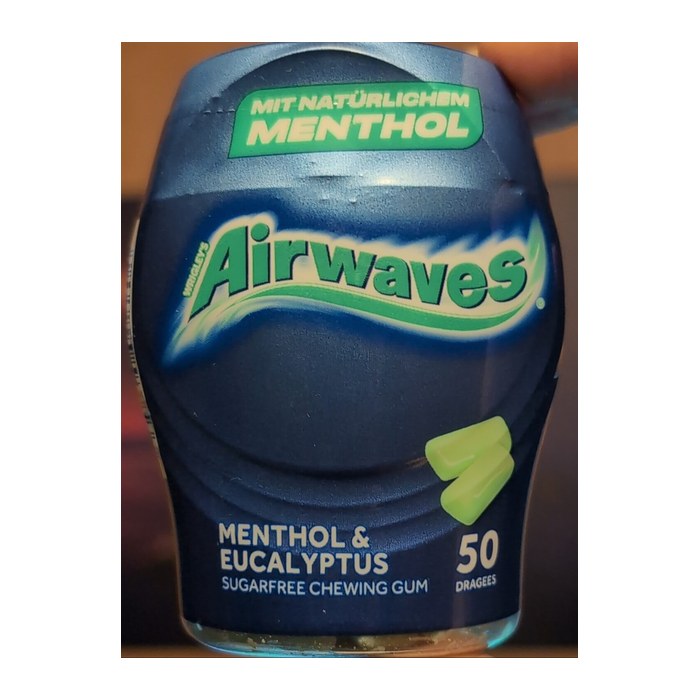 Airwaves MENTHOL & EUKALYPTUS Kaugummis 50 Dragees, 1 St.