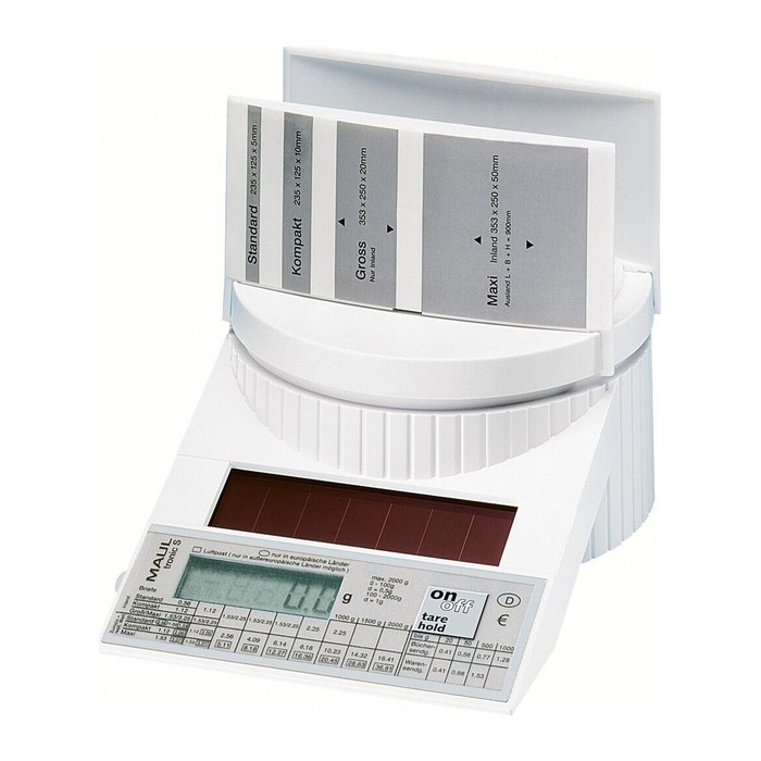MAUL Briefwaage MAULtronic S porto weiß für max. 2,0 kg