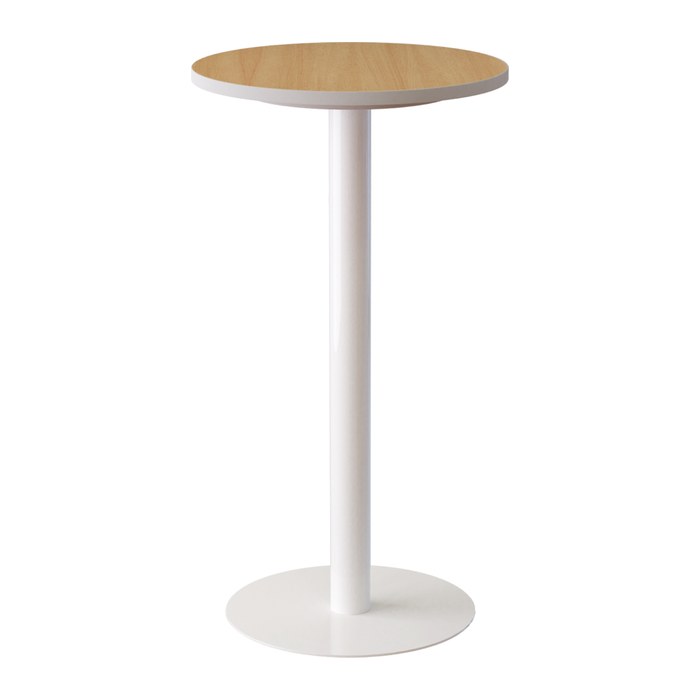 meet powered by PAPERFLOW Stehtisch rund Spanplatte buche 80,0 x 80,0 x 110,0 cm, 1 St.
