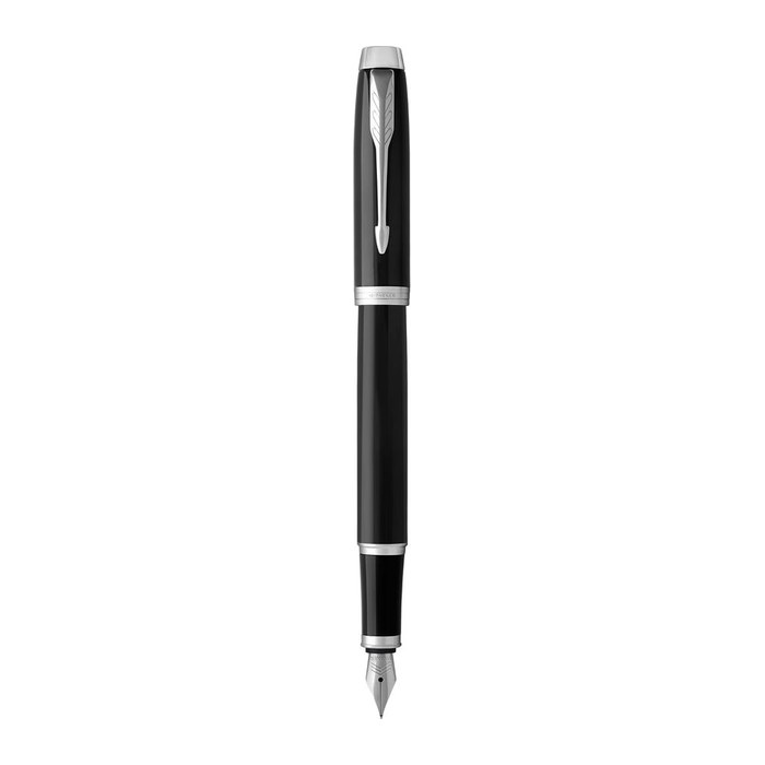 PARKER IM Black Lacquer Patronenfüller schwarz M (mittel), 1 St.