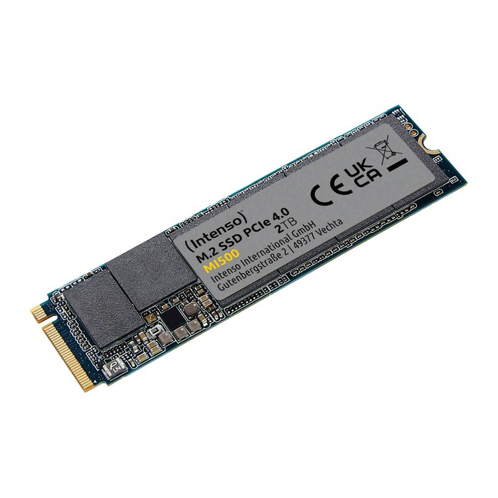 Intenso M.2 SSD PCIe MI500 2TB Gen.4x4 NVME 1.4 intern retail