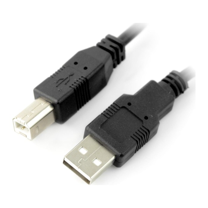LANBERG USB-A(M)->USB-B(M) 2.0 Kabel 1,8m schwarz
