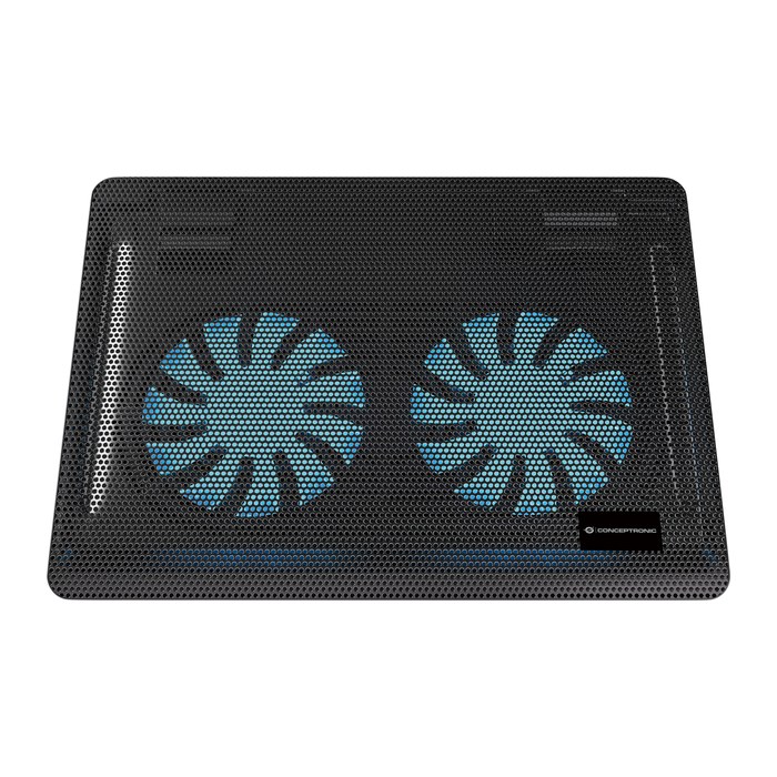 CONCEPTRONIC 2-Fan USB-A2.0 Laptop-Kühlpad 3Kg 15.6" sw