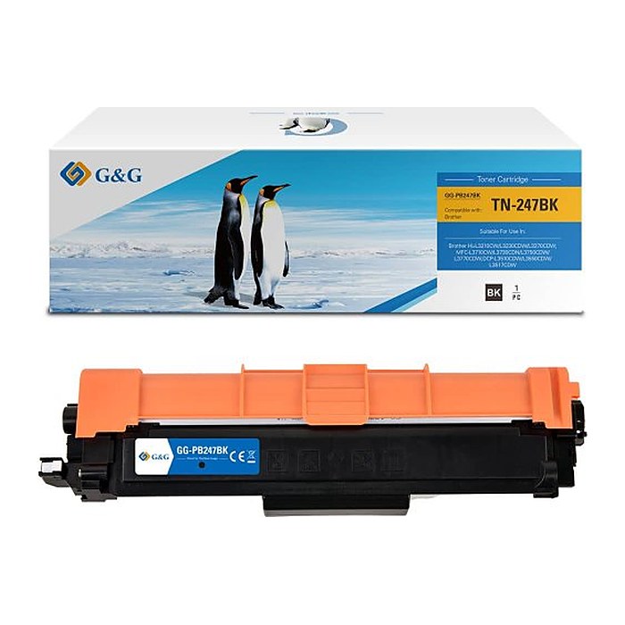 G&G Toner kompatibel mit Brother TN-247BK