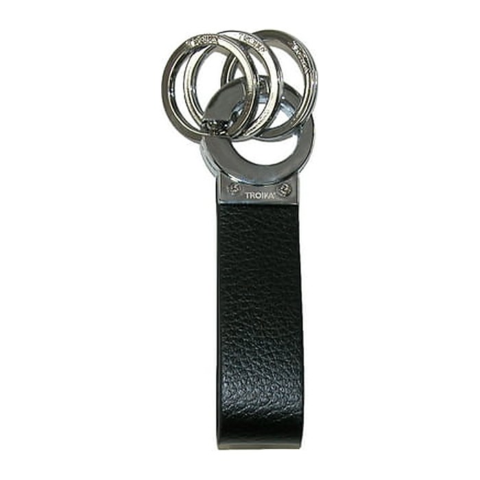 TROIKA® Schlüsselanhänger KEY-CLICK schwarz