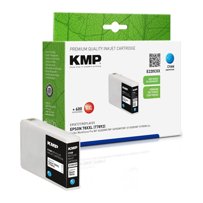 KMP E220CXX cyan Druckerpatrone kompatibel zu EPSON T7892XXL
