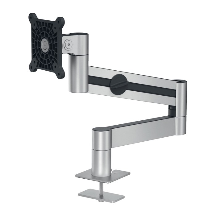 DURABLE Monitor-Halterung 508423 silber für 1 Monitor, Tischbohrung