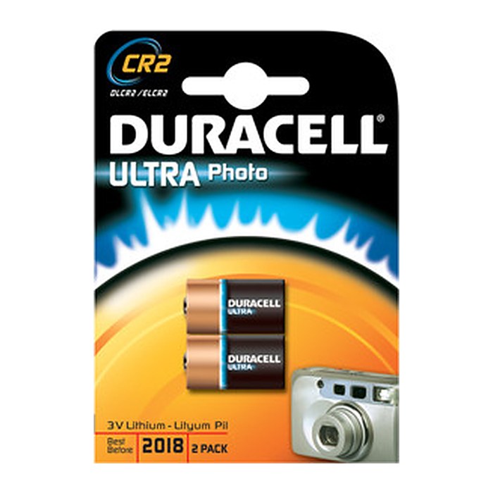 DURACELL Batterie Ultra CR2 Lithium Fotobatterie 3,0 V, 2 St.