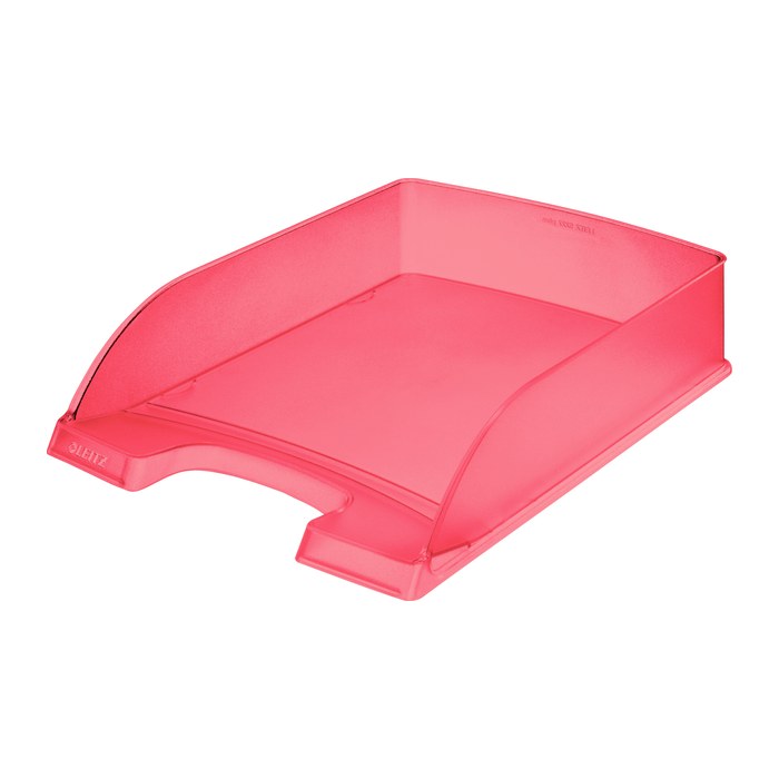 LEITZ Briefablage Plus 52270026 rot-transparent DIN A4, 1 St.