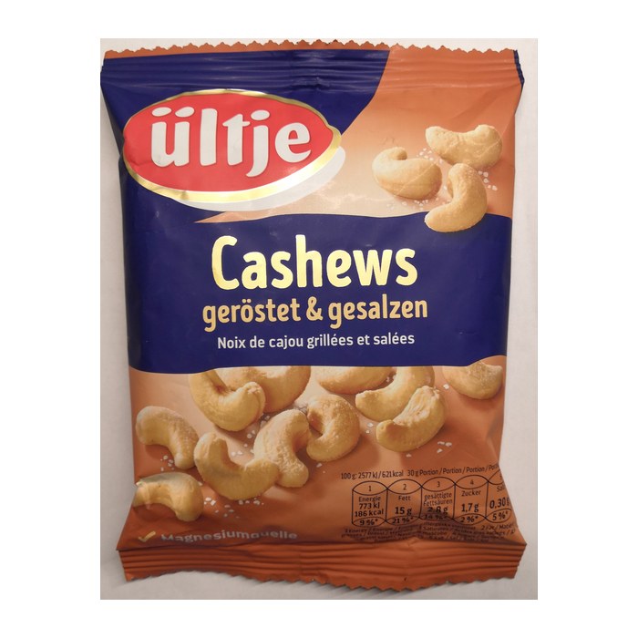 ültje Cashewkerne, geröstet und gesalzen Nüsse 150,0 g, 1 St.