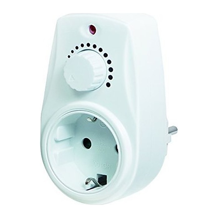 Logilink Steckdosenadapter mit Dimmer weiß