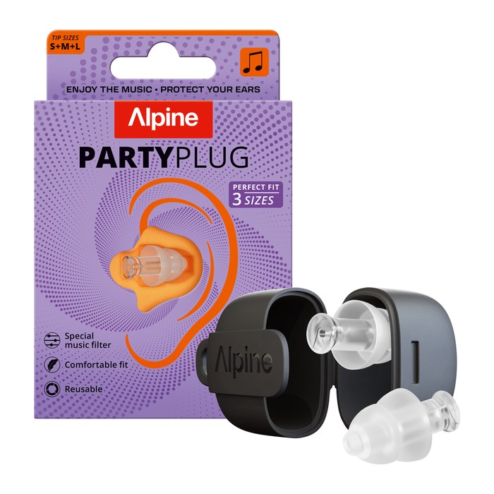 ALPINE Party Plug Ohrstöpsel 19 dB Kunststoff, 1 Paar