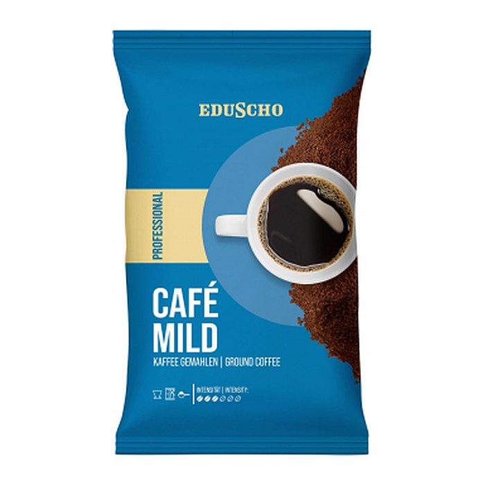 EDUSCHO PROFESSIONAL mild Kaffee, gemahlen, Arabica- und Robustabohnen 500 g