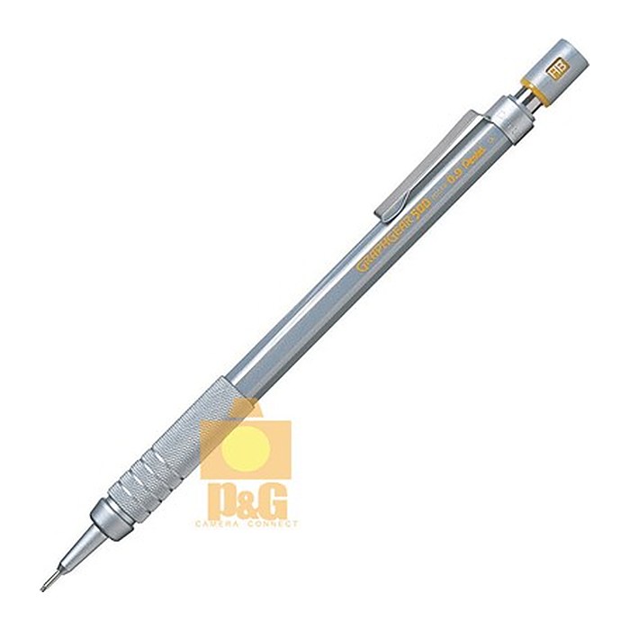 Pentel Graphgear 500 PG51 Druckbleistift silber HB 0,9 mm, 1 St.