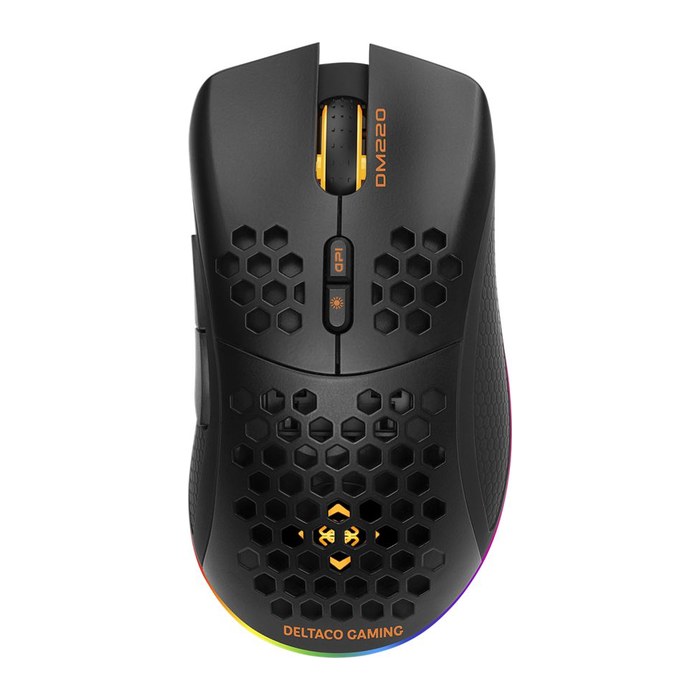 Deltaco Gaming Maus DM220 wireless, RGB, schwarz