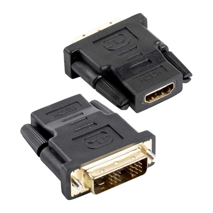 Techly HDMI Stecker auf DVI-D 18+1 single link Stecker