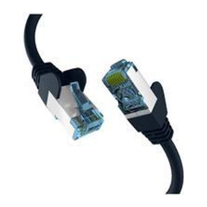 EFB RJ45 Patchkabel mit Cat7 Rohkabel 25.00m schwarz