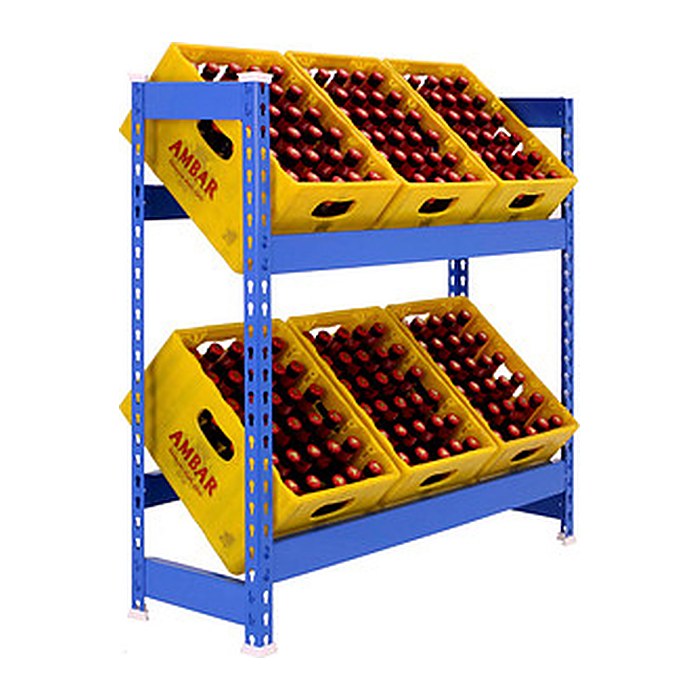Simonrack Getränkekistenregal SIMONBOTTLE 2 8435104962411 blau 100,0 x 30,0 x 100,0 cm