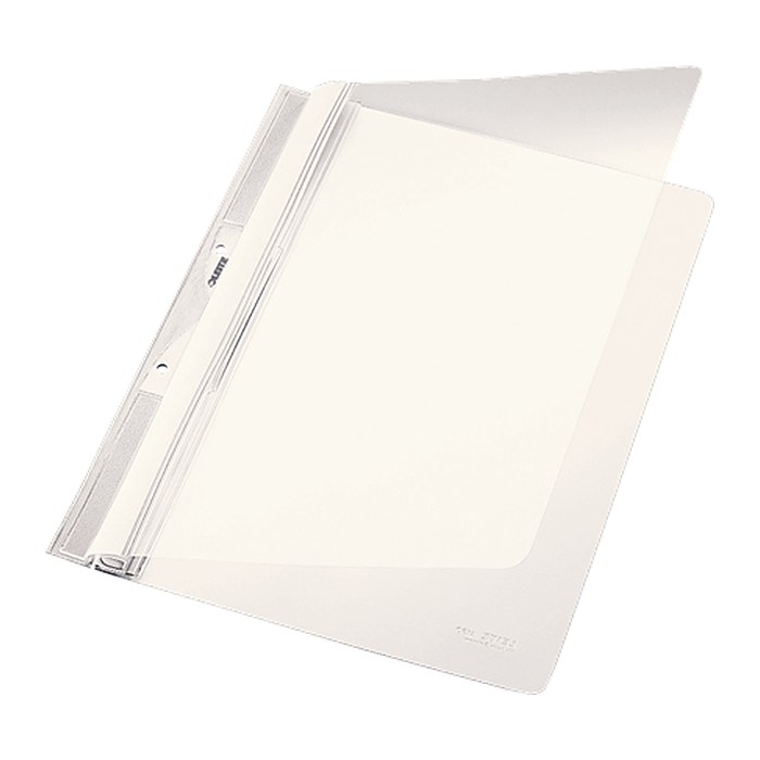 LEITZ Hängehefter Universal 4190 Kunststoff weiß DIN A4 2x kaufmännische Heftung, 1 St.