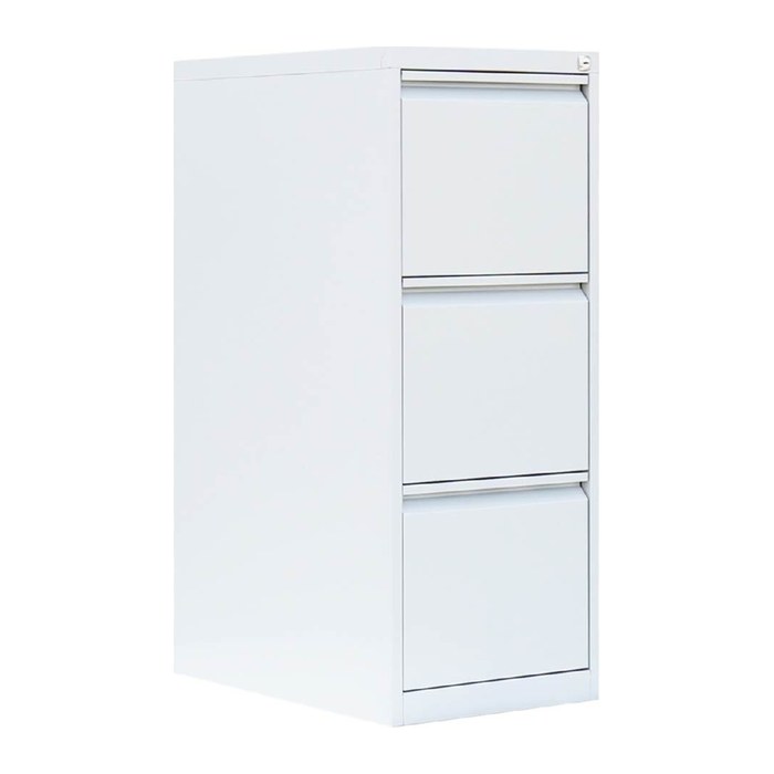 LÜLLMANN Hängeregistraturschrank signalweiß 3 Schubladen 40,0 x 62,0 x 101,2 cm, 1 St.