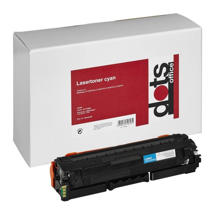 dots cyan Toner kompatibel zu SAMSUNG CLT-C506L (SU038A)