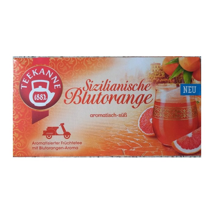 TEEKANNE Mediterrane Blutorange Tee 18 Portionen