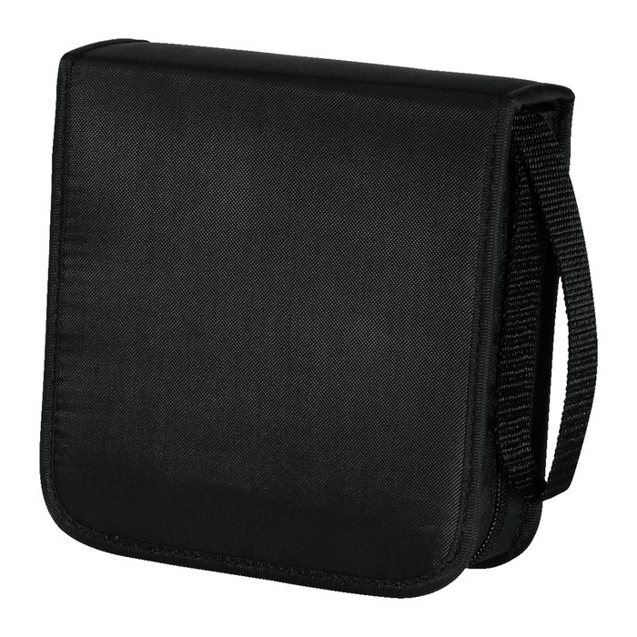 hama 40er CD-/DVD-Tasche Wallet schwarz, 1 St.