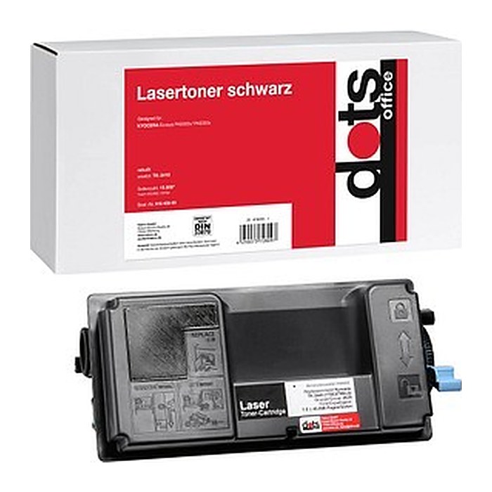 dots schwarz Toner kompatibel zu KYOCERA TK-3410