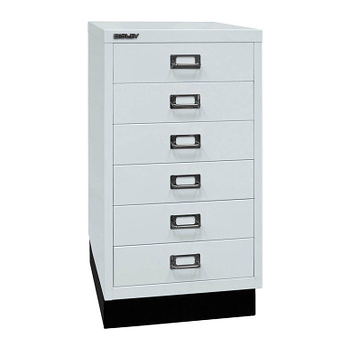 BISLEY MultiDrawer™ L29A36S Schubladenschrank lichtgrau 6 Schubladen 34,9 x 43,2 x 67,0 cm, 1 St.