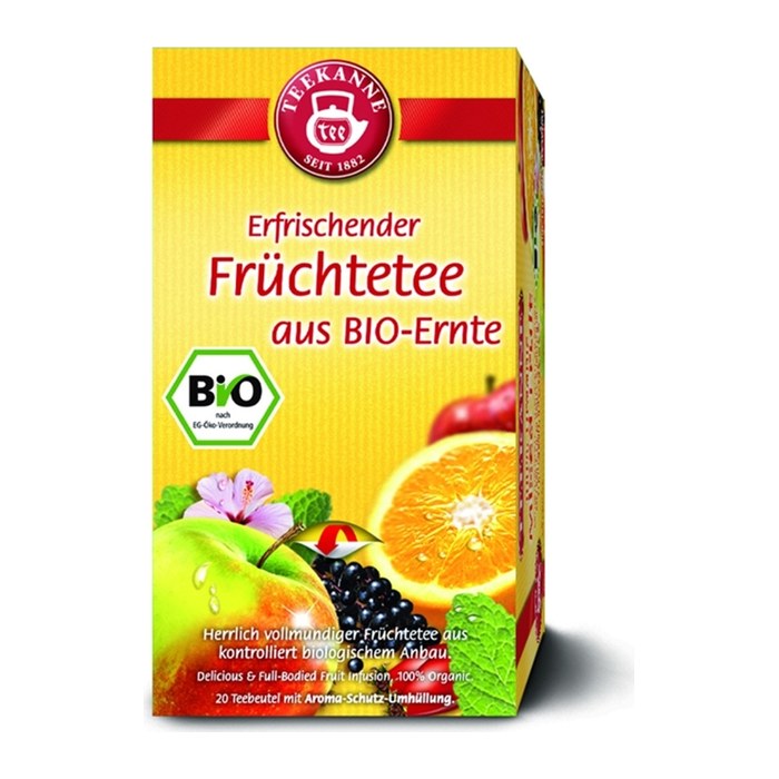 TEEKANNE ORGANIC. FRUIT SELECTION Bio-Tee 20 Portionen