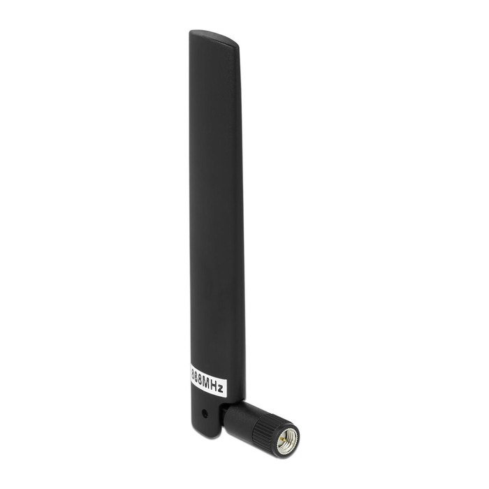 DELOCK Antenne LoRa 868MHz SMA-St 3dBi omnidir. Kippgel.