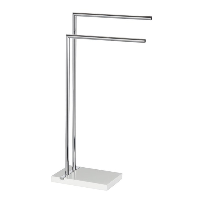 WENKO Handtuchständer Noble White silber, 1 St.