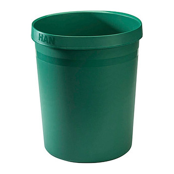 HAN GRIP KARMA Papierkorb 18,0 l grün, 1 St.