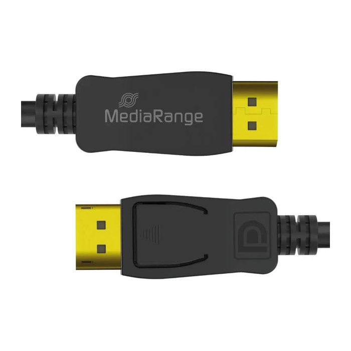 MediaRange DisplayPort Kabel, Ver. 2.1, 40 Gbps, 2.0m, sw