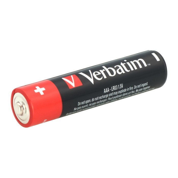 Verbatim Batterien AAA Alkaline LR03 10er Pack extern retail
