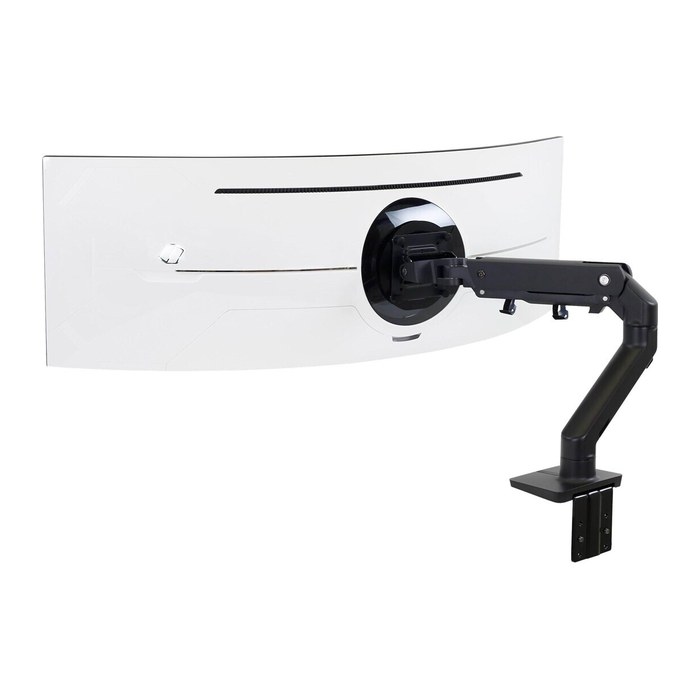 ergotron Monitor-Halterung HX mit HD-Gelenk 45-647-224 schwarz für 1 Monitor, Tischklemme, Tischbohrung