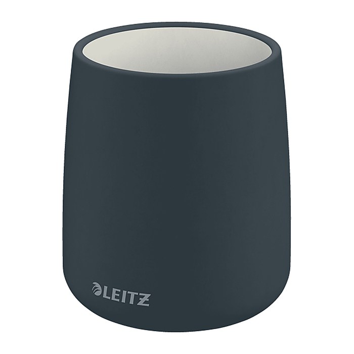 LEITZ Stiftehalter Cosy grau Keramik 8,7 x 8,7 x 10,8 cm