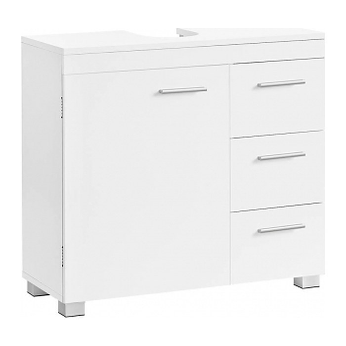 VASAGLE Waschbeckenunterschrank weiß 70,0 x 30,0 x 64,0 cm
