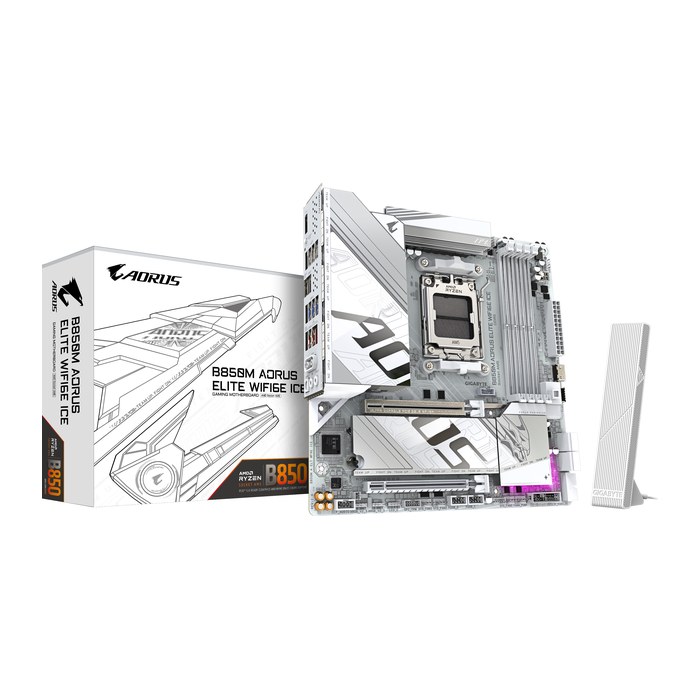 Gigabyte B850M A ELT WF6E ICE (B850,AM5,mATX,DDR5)
