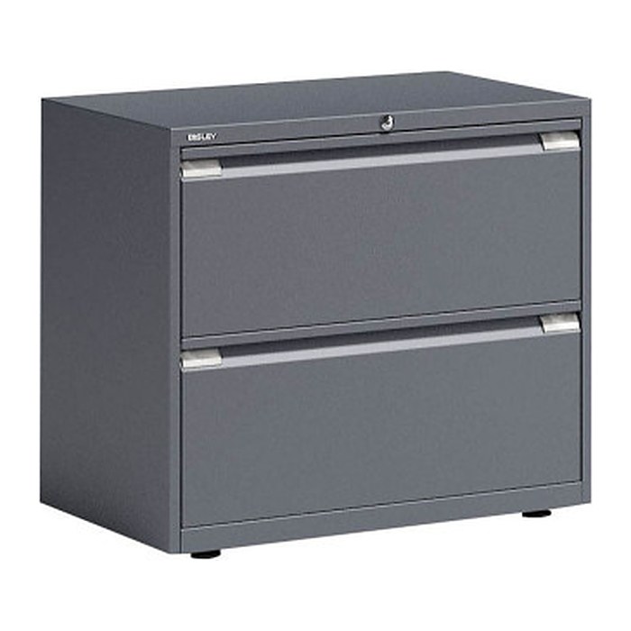 BISLEY Essentials Hängeregistraturschrank anthrazit 2 Schubladen 80,0 x 47,0 x 69,3 cm, 1 St.