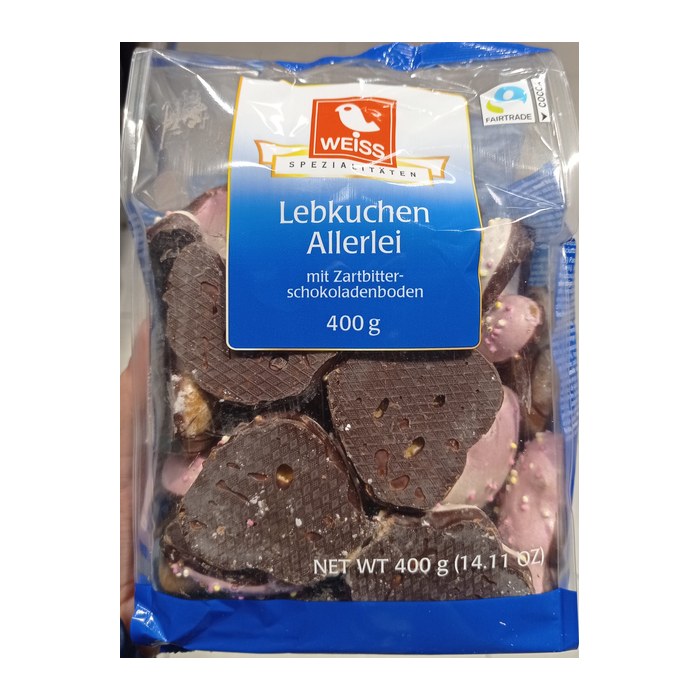 WEISS Lebkuchen Allerlei 400,0 g, 1 St.