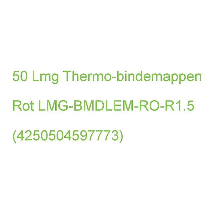 LMG Thermo-Bindemappen dunkelrot Leinenkarton für 5 - 15 Blatt, 50 St.
