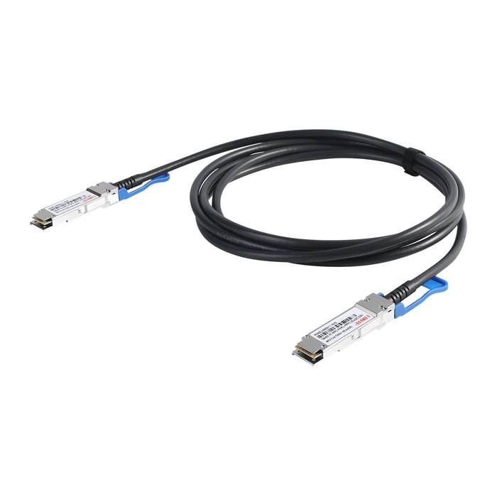 DIGITUS Kabel QSFP28 100G DAC 1.0m schwarz AWG 30