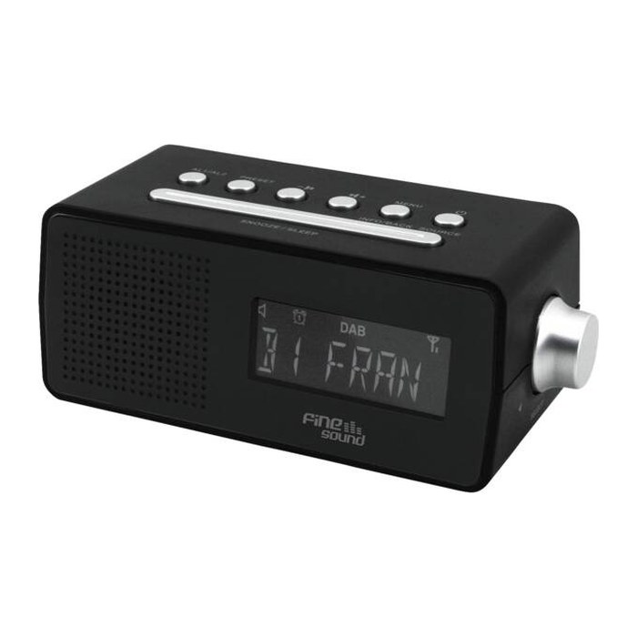 soundmaster FineSound FS1 Radiowecker schwarz, silber