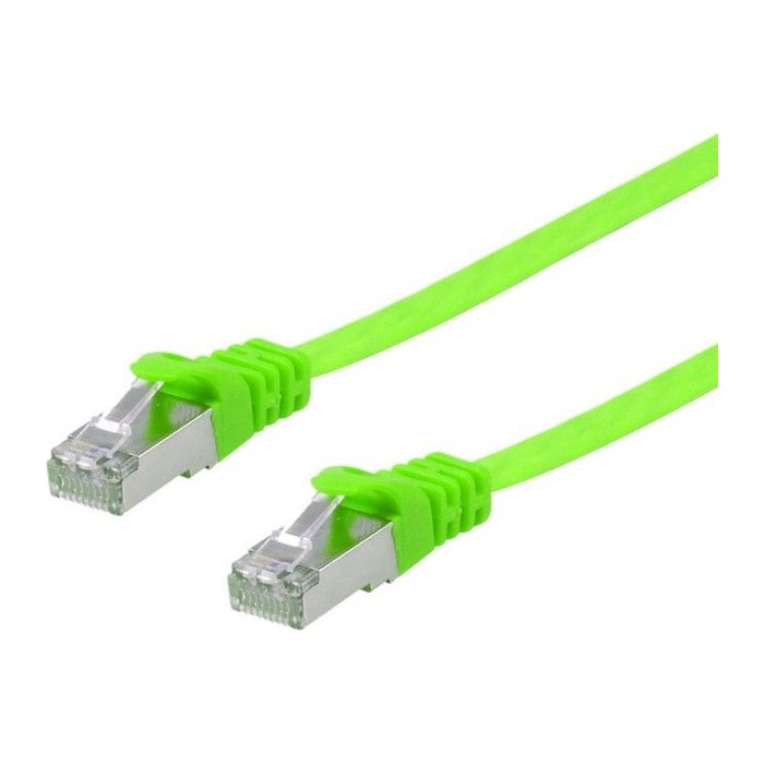 Equip Patchkabel Cat6A Flat U/FTP 2xRJ45 2.00m grün LSZH Polybeutel