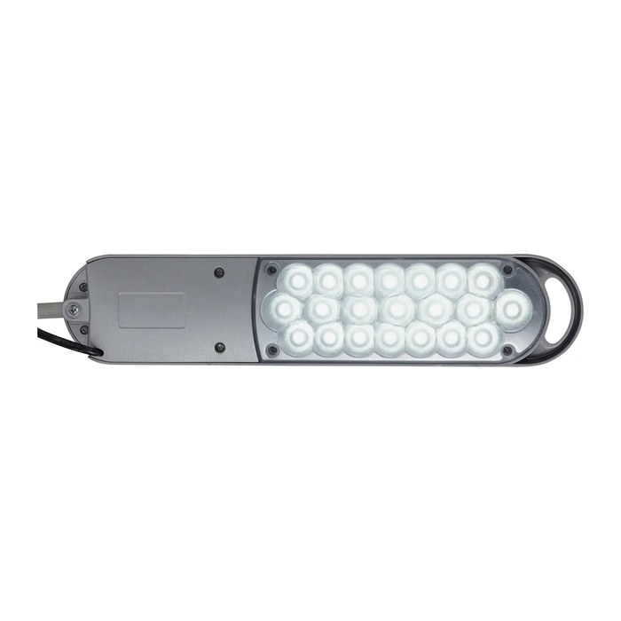 MAUL LED Tischleuchte Atlantic mit Klemmfuß silber